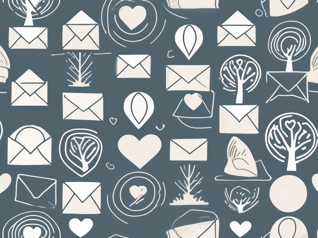 Various email icons and symbols