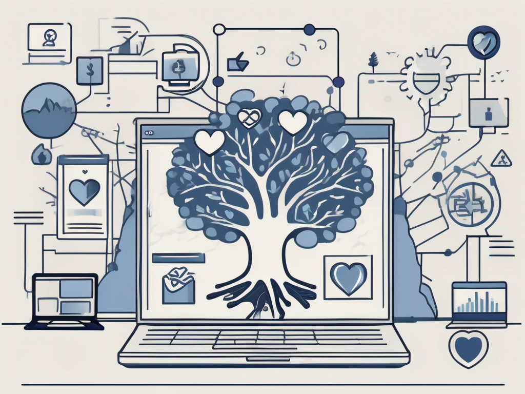 A computer screen showing the process of creating a facebook page